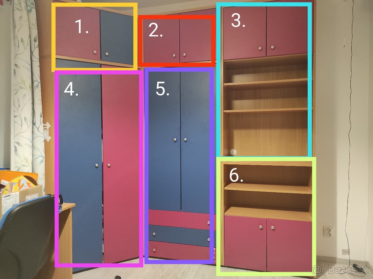 Skriňa do destkej izby - 3