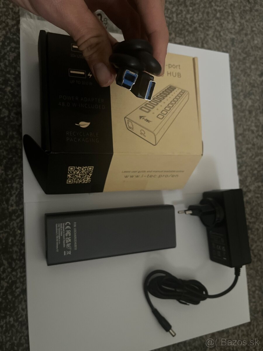 I-TEC USB 3.0 Charging HUB 10 port + 48 napájací adaptér - 3
