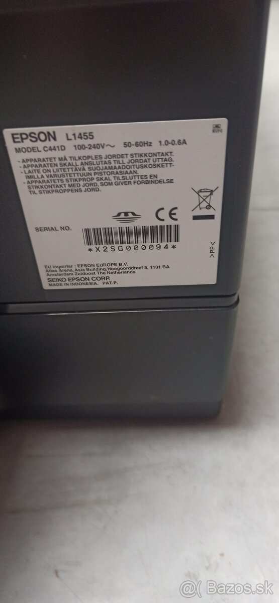 Atramentová tlačiareň EPSON L1455 na nahradne diely - 3