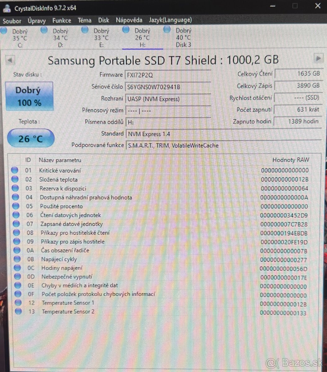 Samsung T7 Shield 1TB SSD - 3