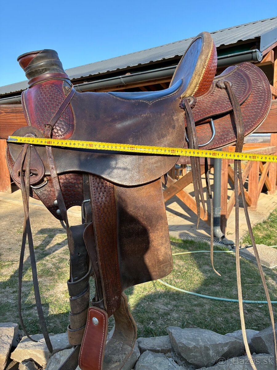 Westernové sedlo Wade (extra široké) - 3