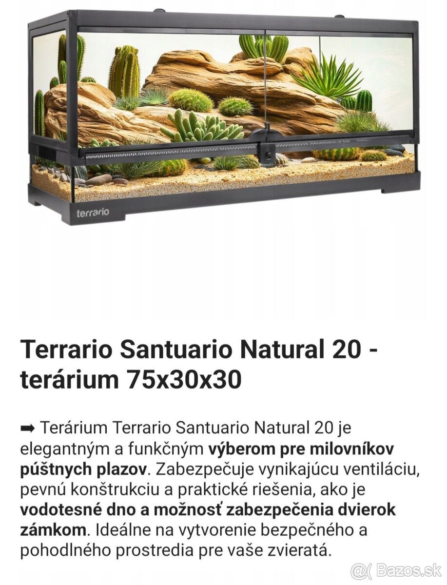 Terarium 75x30x30cm - 3