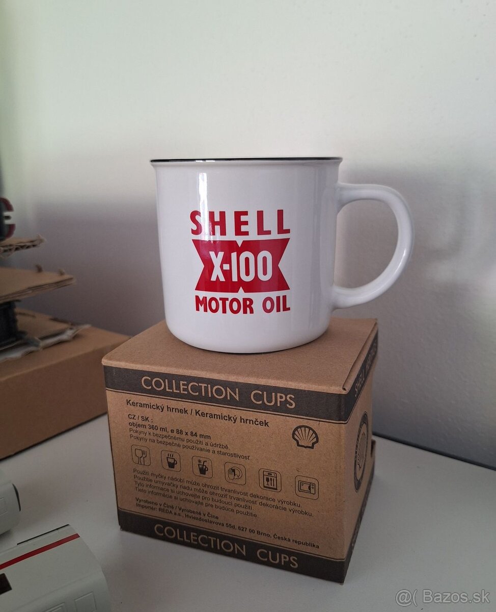 Hrnceky Shell keramicke historicka RETRO zbierka - 3