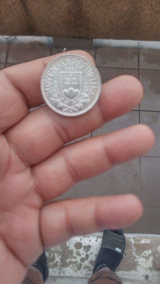 MINCA 20KORUN SLOVENSKÁ REPUBLIKA 1941 - 3