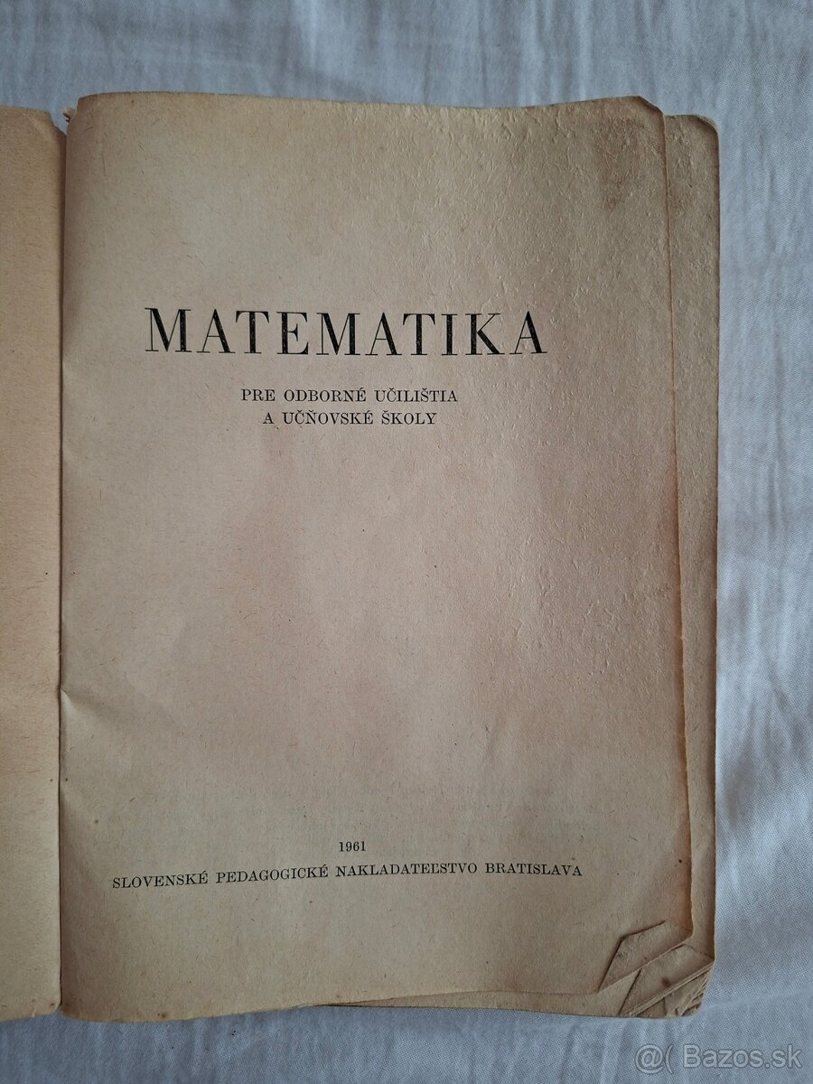 Matematika pre odborné učilištia a učňovské školy (1961) - 3