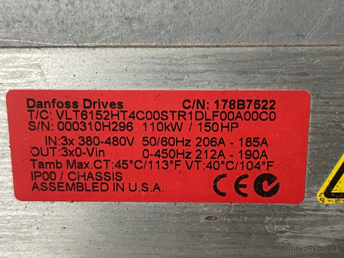 PREDÁM FREKVENČNÝ MENIČ DANFOSS VLT - 3