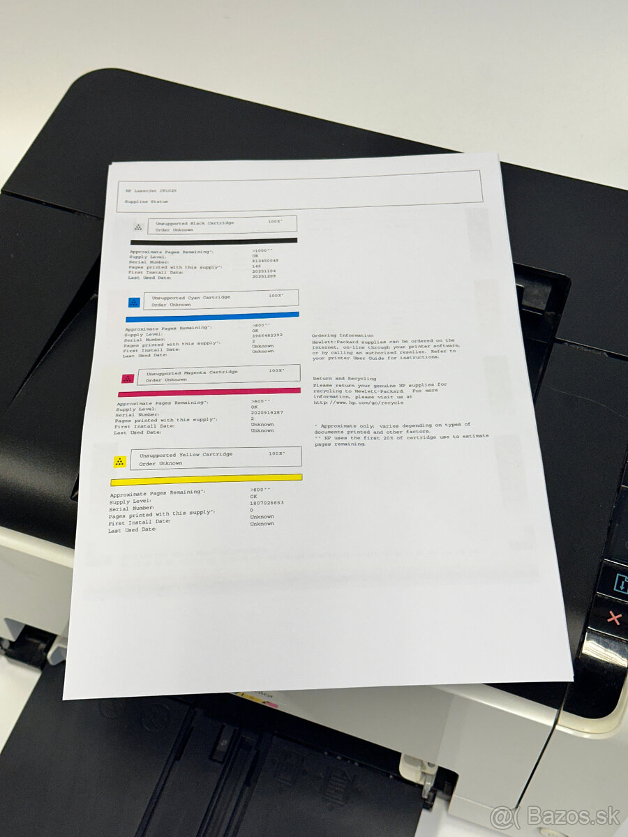 Laserová tlačiareň HP LaserJet CP1025 Color s novými tonermi - 3