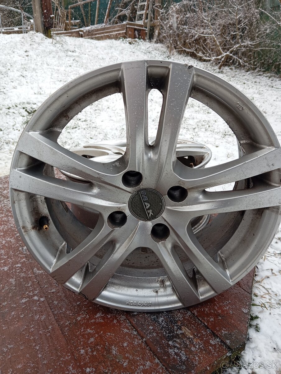 Hliníkové disky R16 výrobca MAK - 3