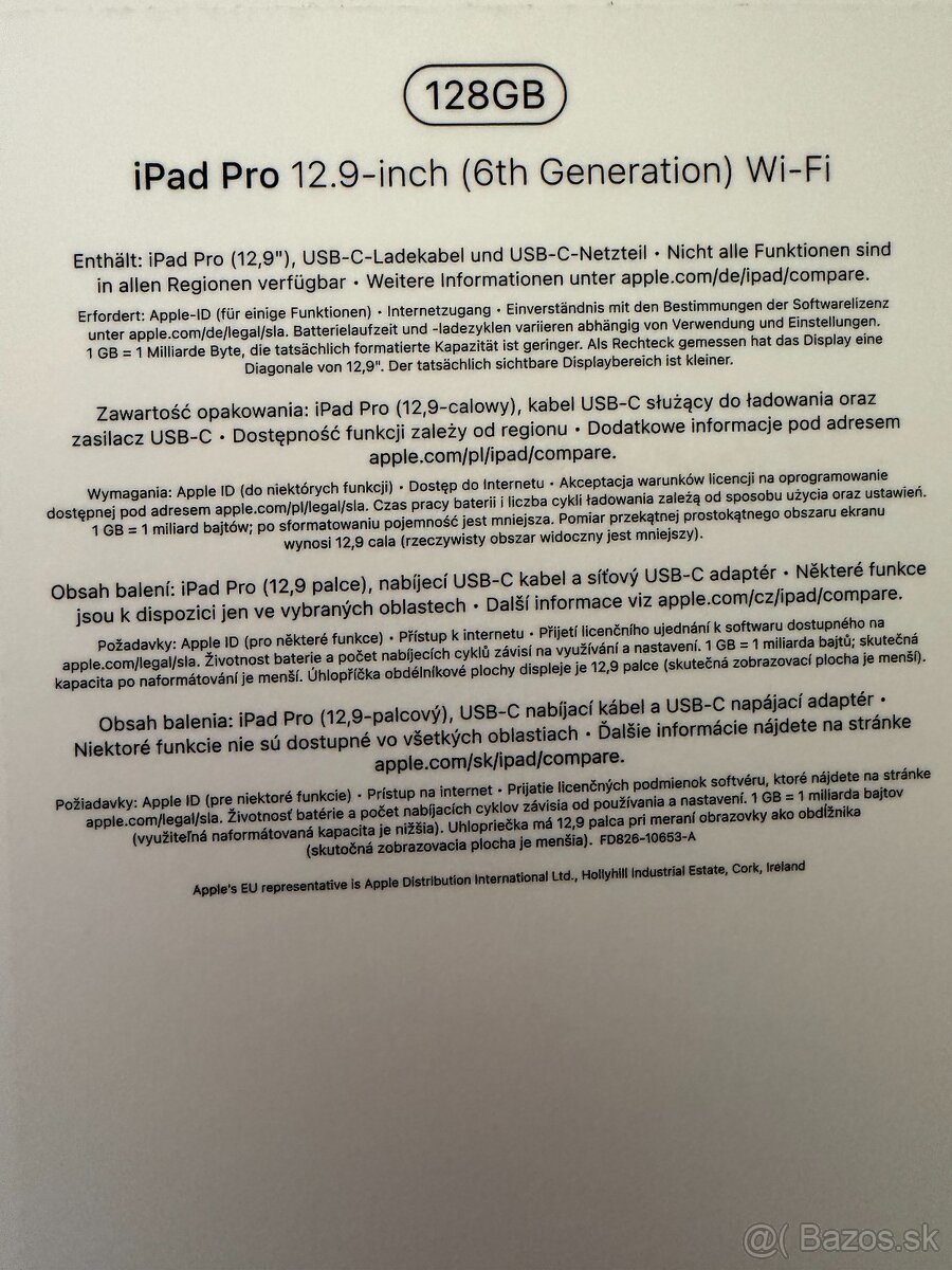 Apple iPad Pro 12,9 - 6.generacia,128gb,M2 - 3