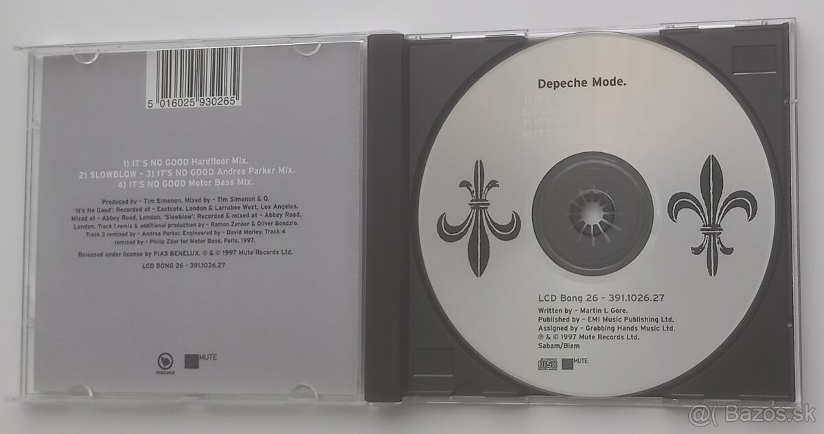 Depeche Mode Benelux CD It's No Good - 3