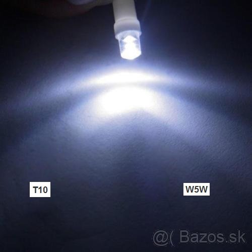 LED - W5W resp. T10 - obrysové svetlo - 3
