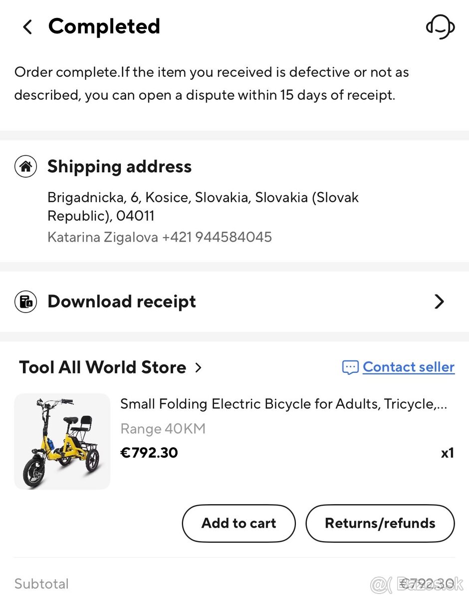 Elektricka trojkolka - 3