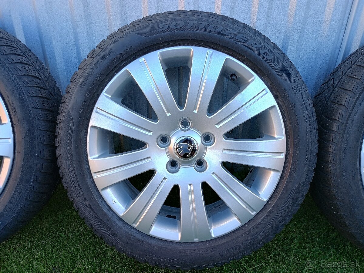 Zimná sada kolies originál Škoda Superb 2, 5x112 R17 - 3