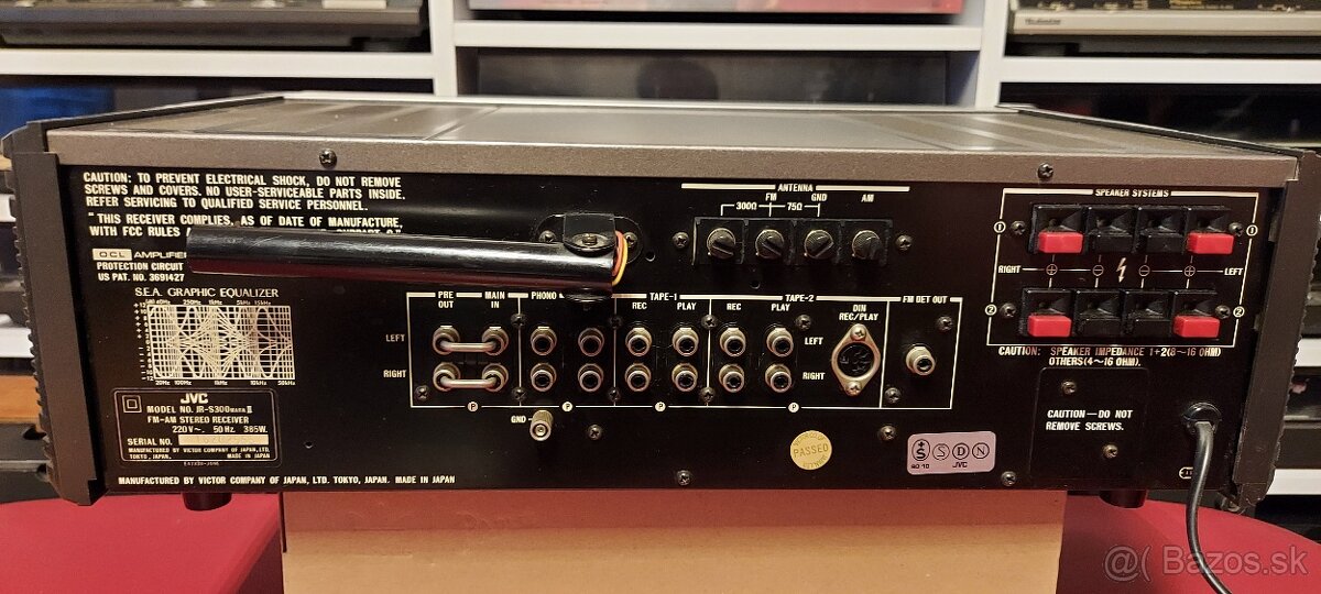 Predám vintage receiver JVC JR-S300 mark II - 3