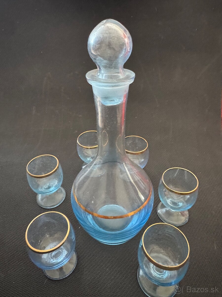 Retro karafa + 6 poharov - 17€ - 3