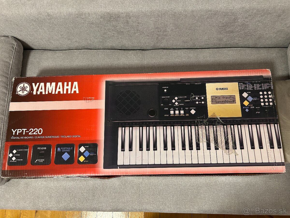 Digitálny keyboard YAMAHA YPT-220 - 3