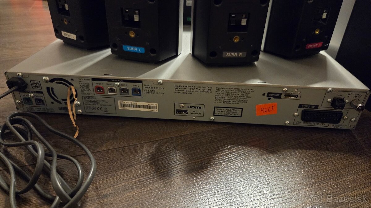 Sony DAV-DZ231 domace kino 5.1 - 3