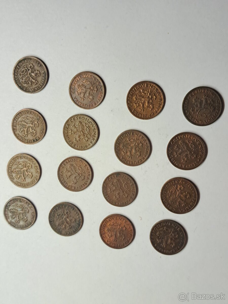 Predám mince10 Haliere Československa Republika Prva - 3