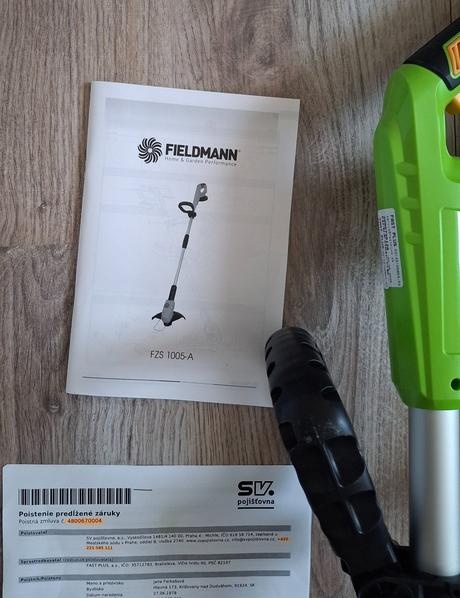 Aku záhradná kosačka strunová Fieldmann FZS 1005-A - 3