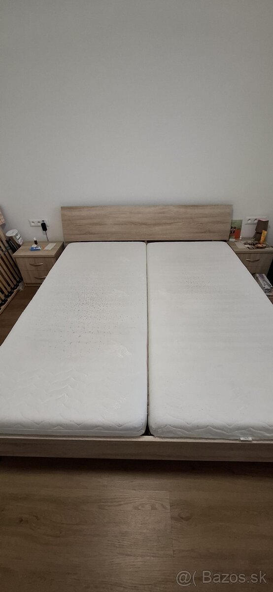 2ks penové matrace 90x200 cm - 3