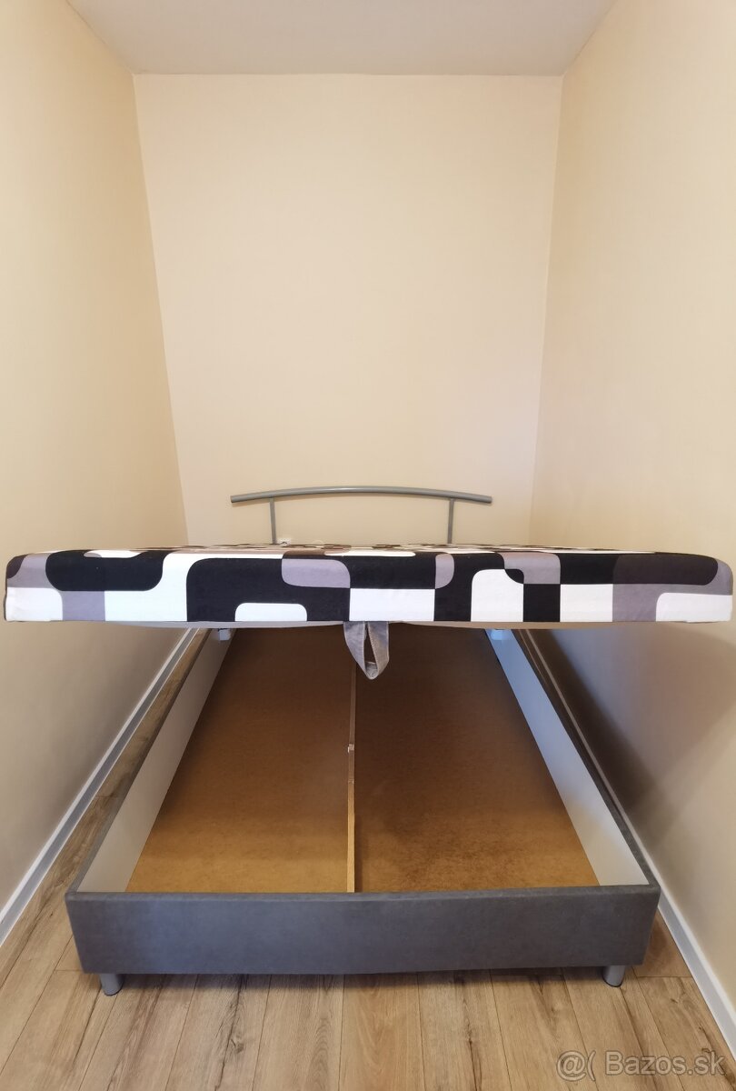 Manželská posteľ 140x200cm s úložným priestorom - 3