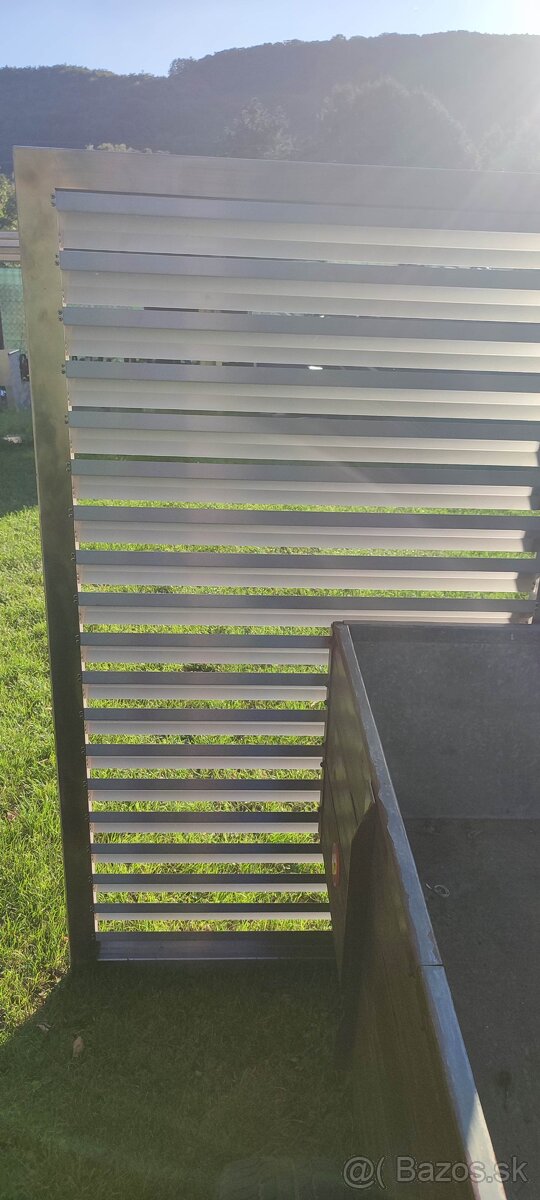 Nerezová,antikorové lamelová branka - 3