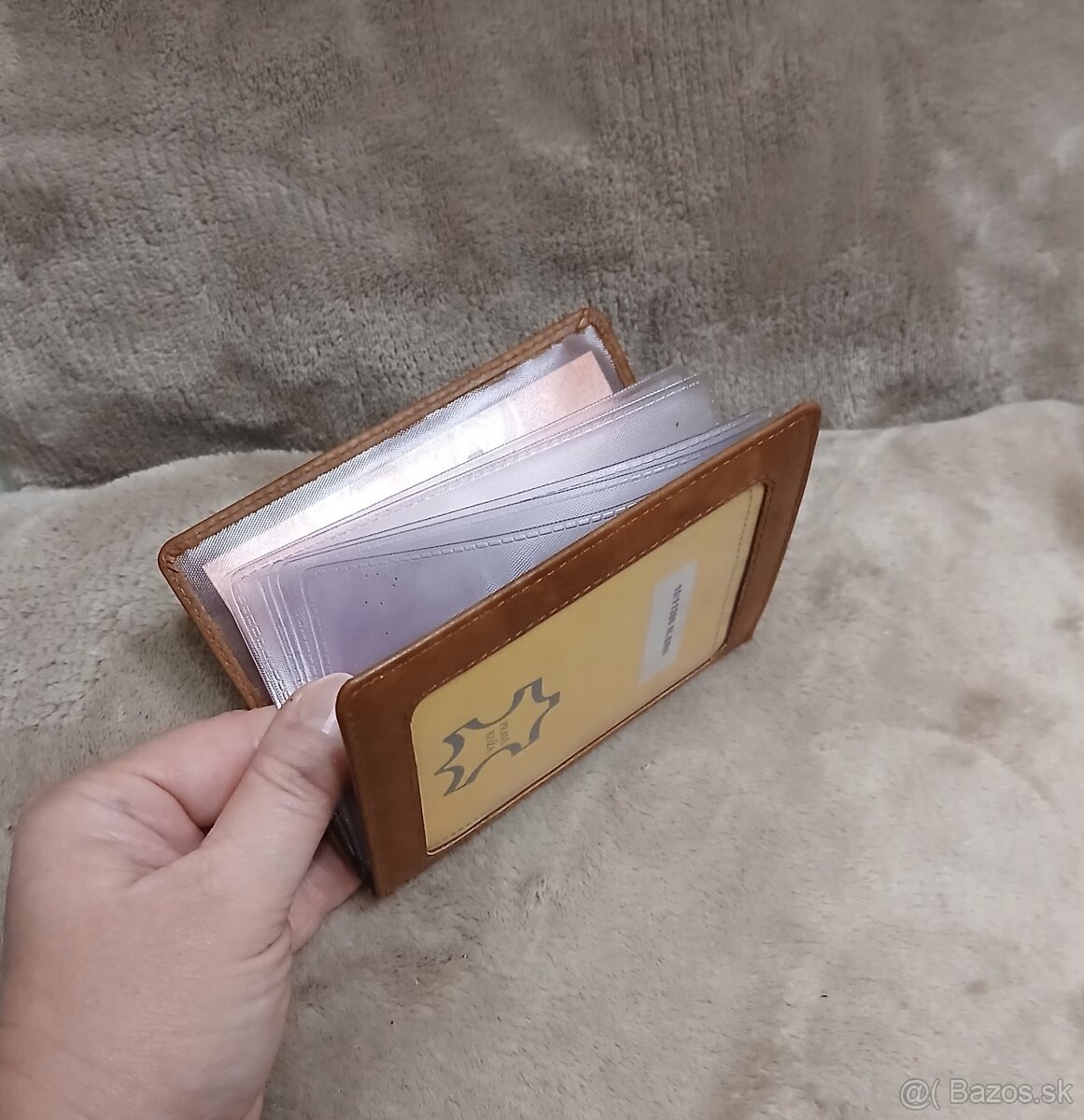 Puzdro na doklady- pravá koža - 3