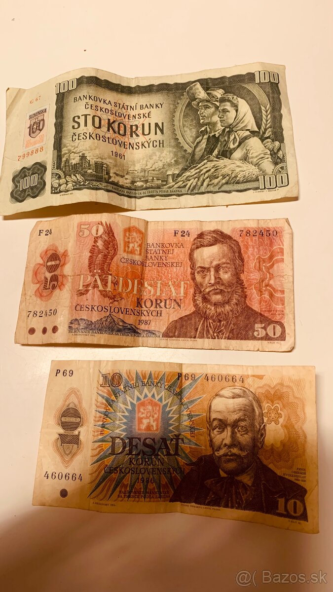 100Kčs s kolkom Slovenska 100 - 3