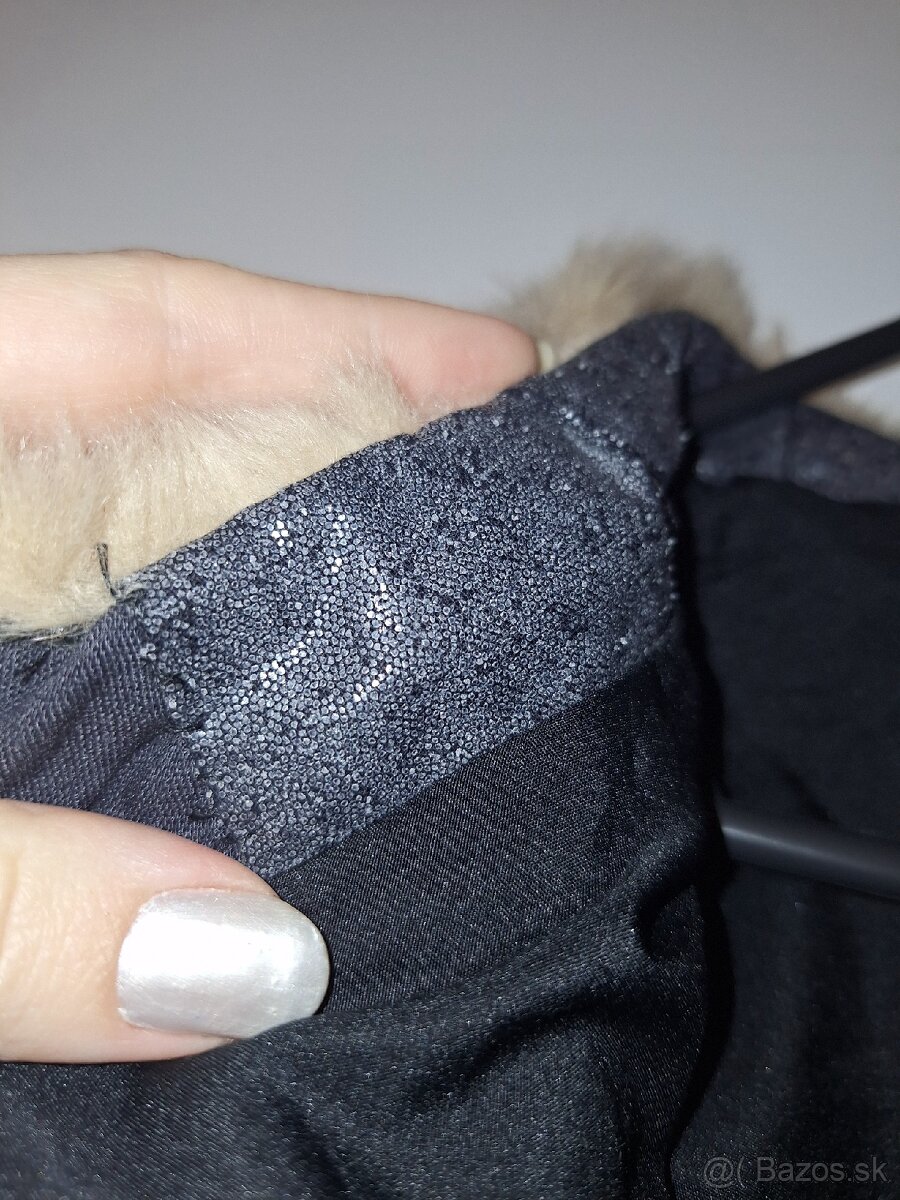 Kožušinový béžový kabát - 3