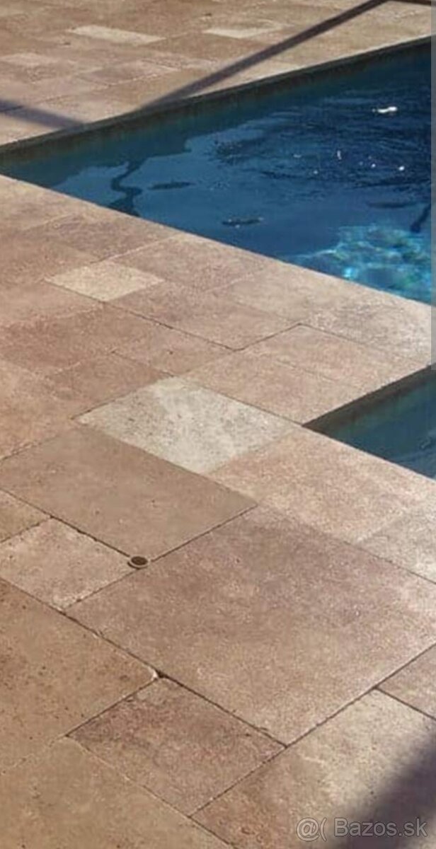Najlepšia cena bazénové lemy a dlažby travertín - 3