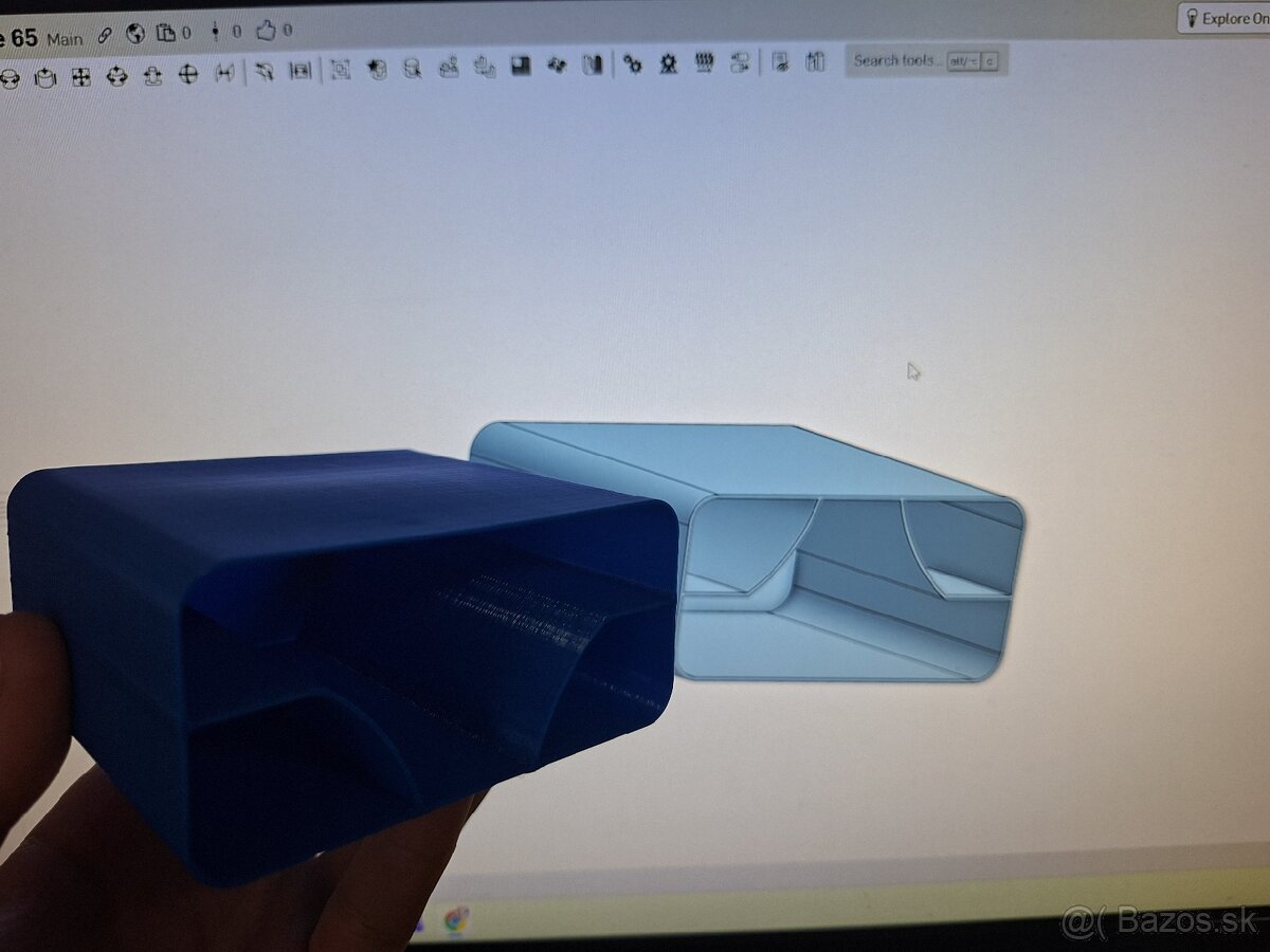 3D vytlačené diely (vlastný návrh) - 3