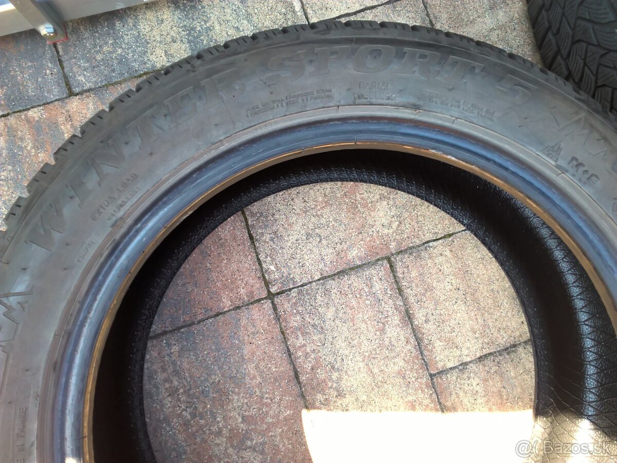 ZIMNÉ 215/55 R17 DUNLOP CONTINENTAL a PIRELLI - OD 15,-€/kus - 3