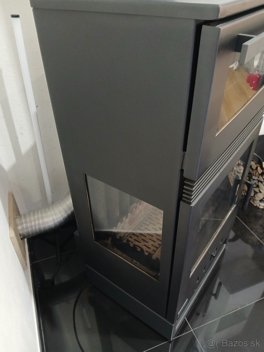 Krbova pec TEBA tk15 s rurou na pecenie - 3