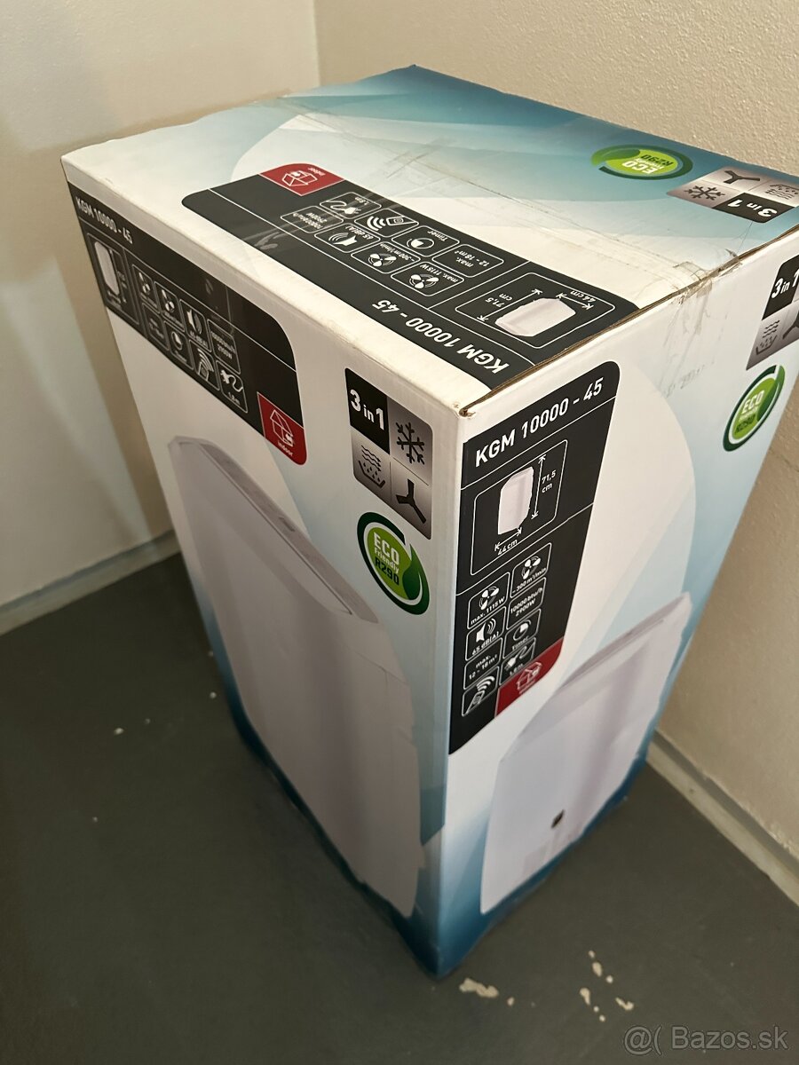 Predám 2-mes. Mobilnú klimatizáciu KGM 12000 BTU - 3