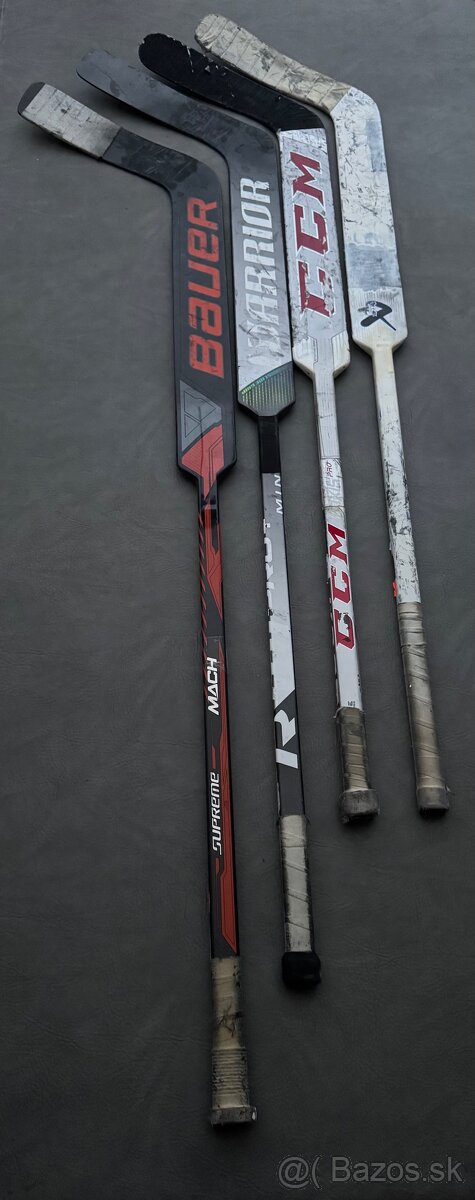 Predám BRANKARSKE PROFI/TOP opravovane kompozitne hokejky - 3