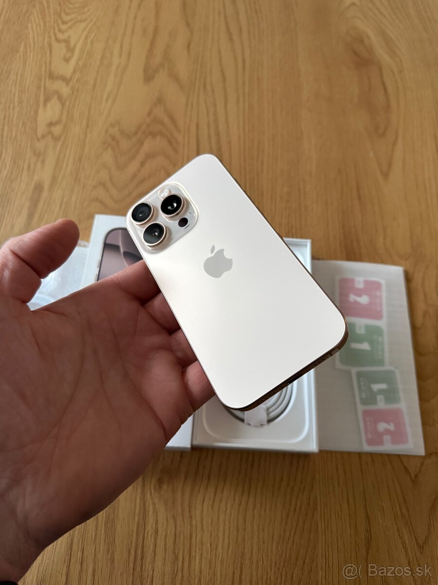 iPhone 16 Pro 256 gb Desert Titanium v záruke +príslušenstvo - 3