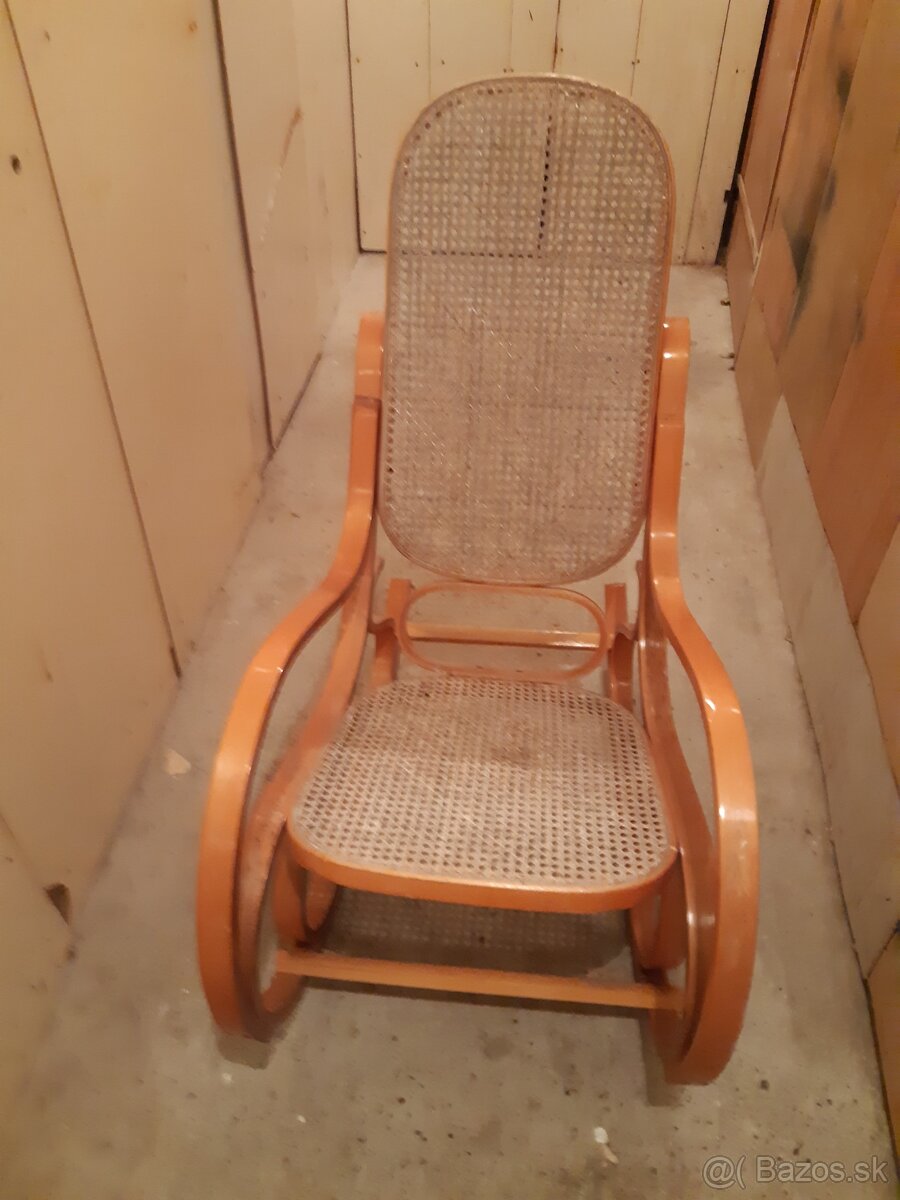 Starožitné hojdacie kreslo - 3