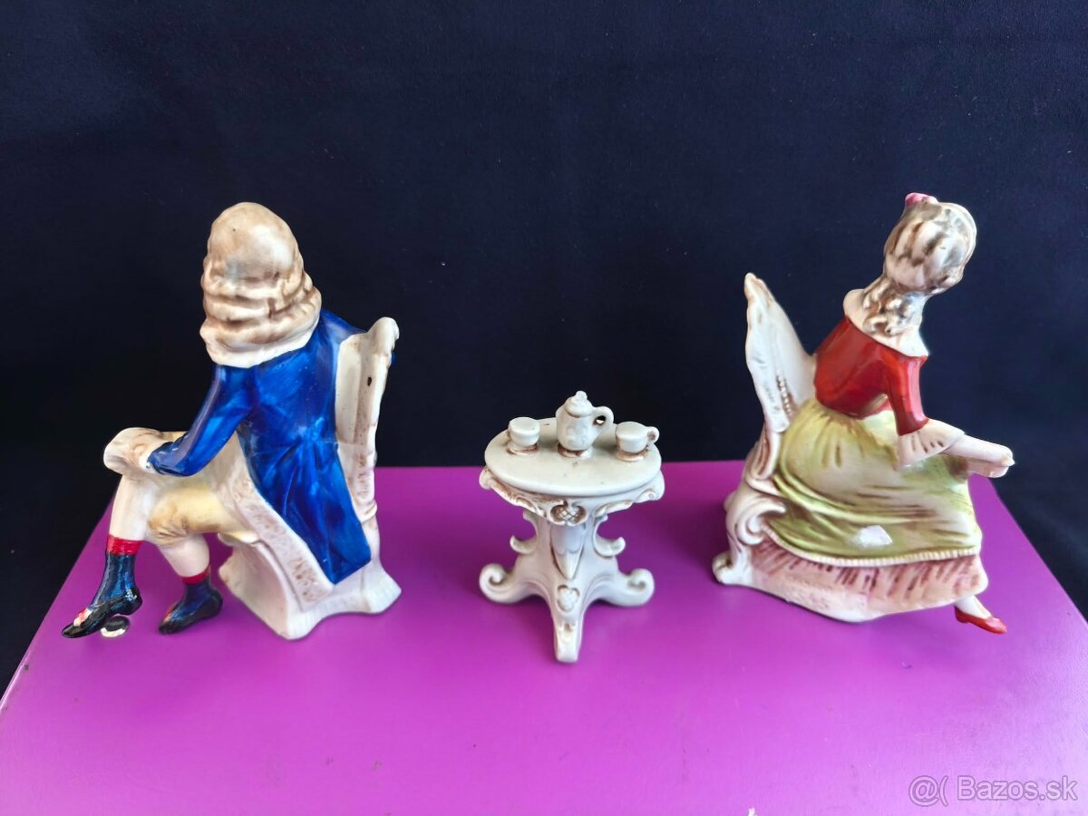 Súprava 3 ks porcelánových figúrok - 3