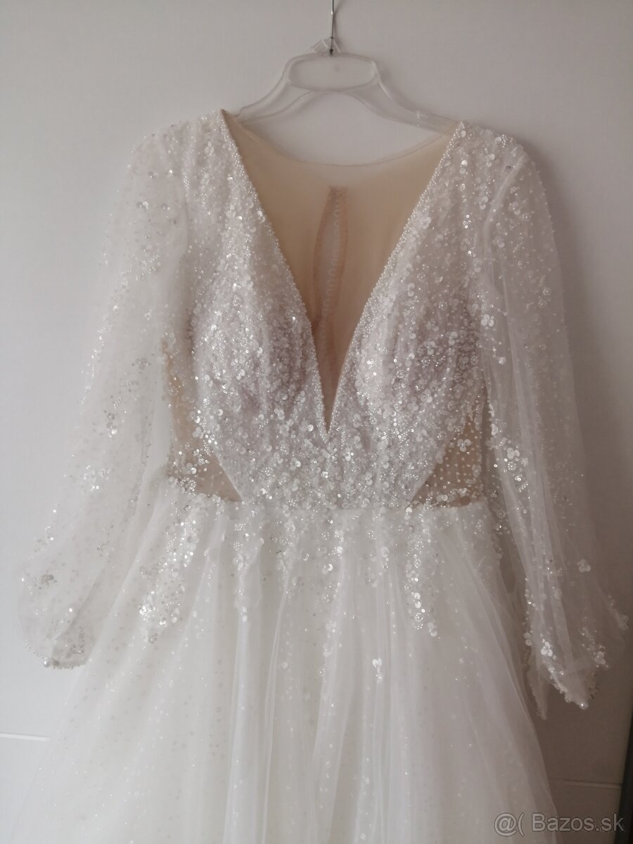 Svadobné šaty M 38 - 3