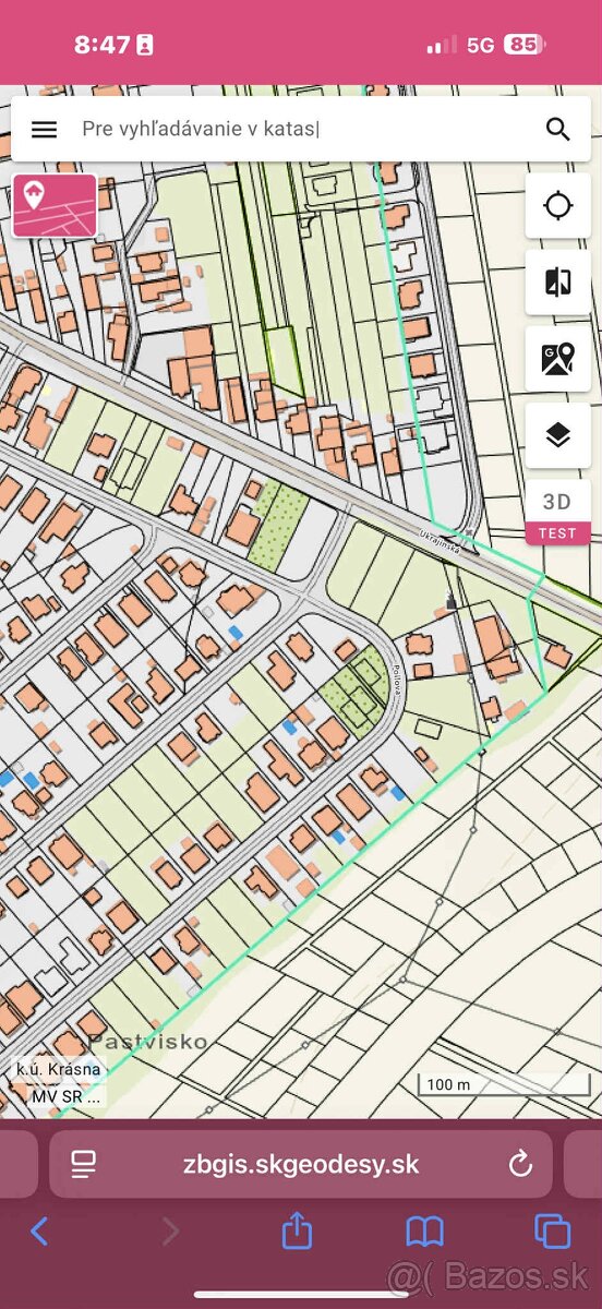 Investičný pozemok v Košiciach /Krásna - 3