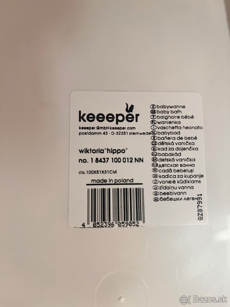Keeeper vanička Hippo so stojanom - 3