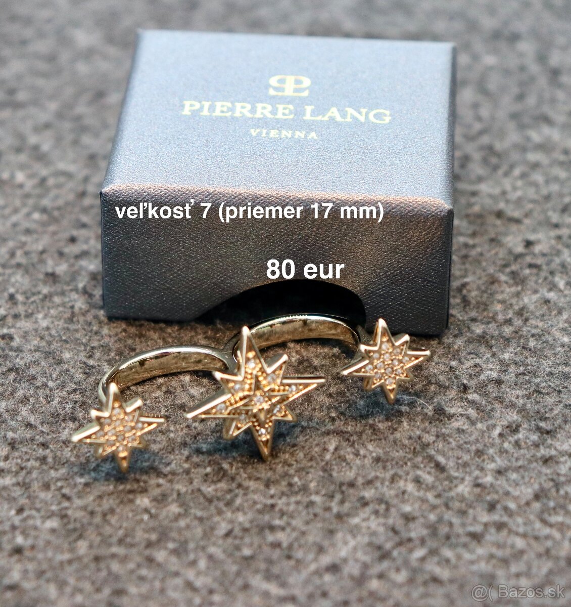 PIERRE LANG - retiazka s príveskom, náušnice, presteň - 3