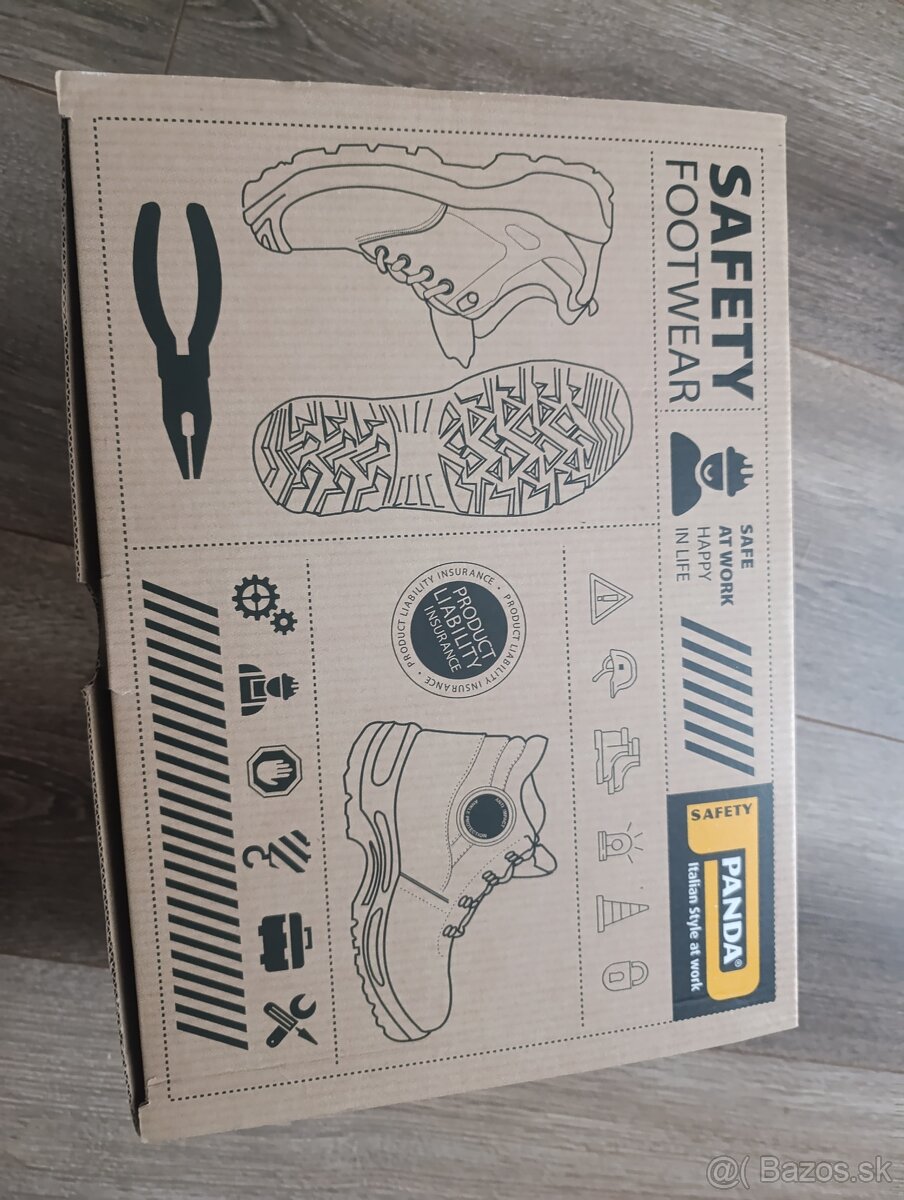 Zimná pracovná obuv Panda orsetto S3 - 3