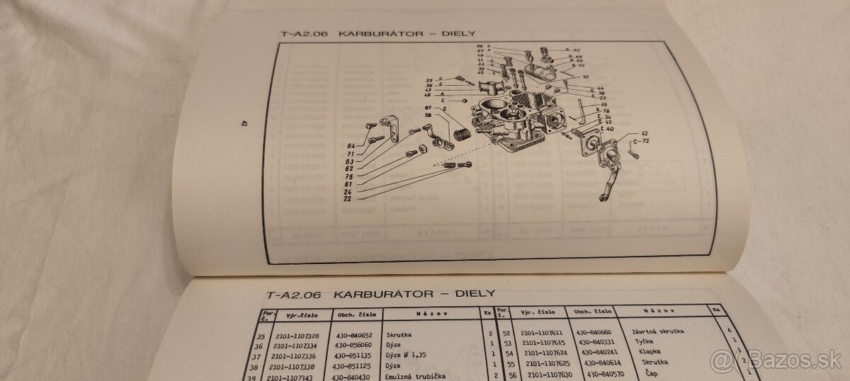 VAZ 2101 2102 ( Žiguli LADA ) seznam katalog náhradních dílů - 3