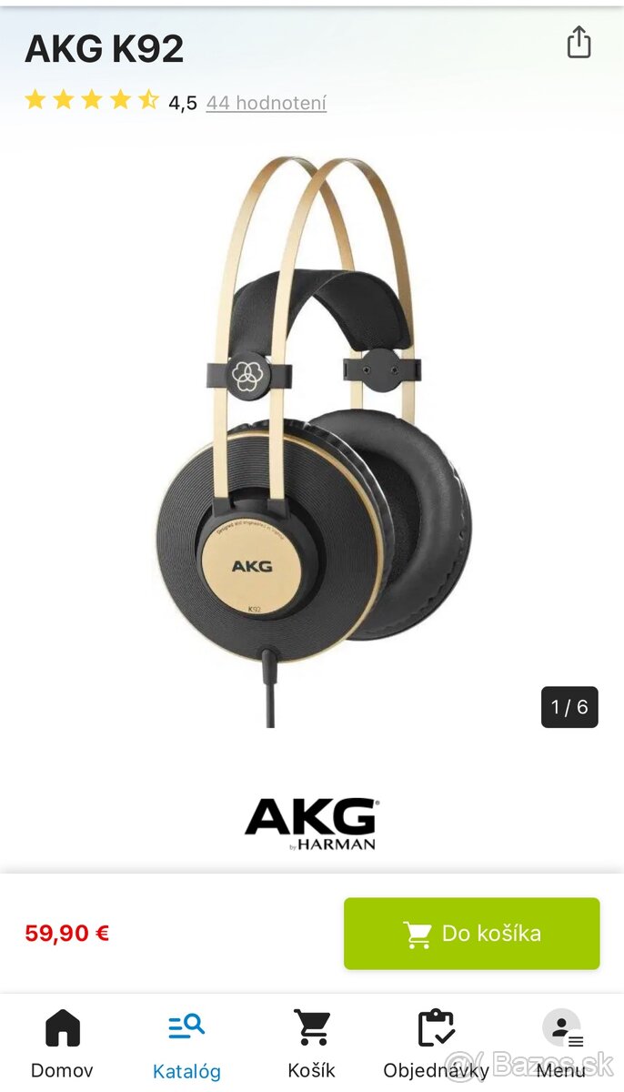 Slúchadlá AKG K92 - 3