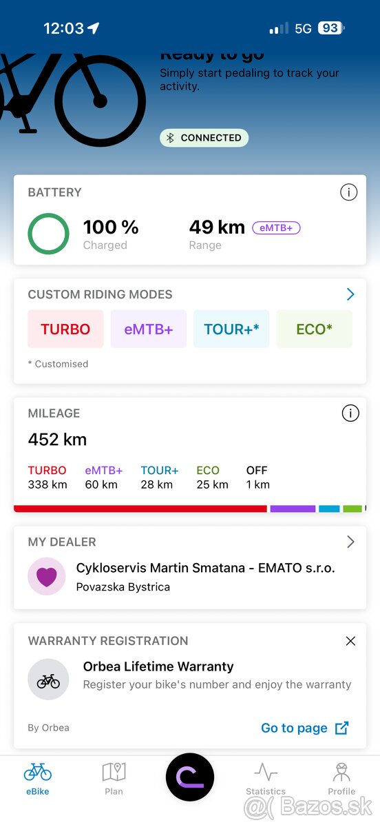 ORBEA WILD M-TEAM 2024, nová batéria - 3