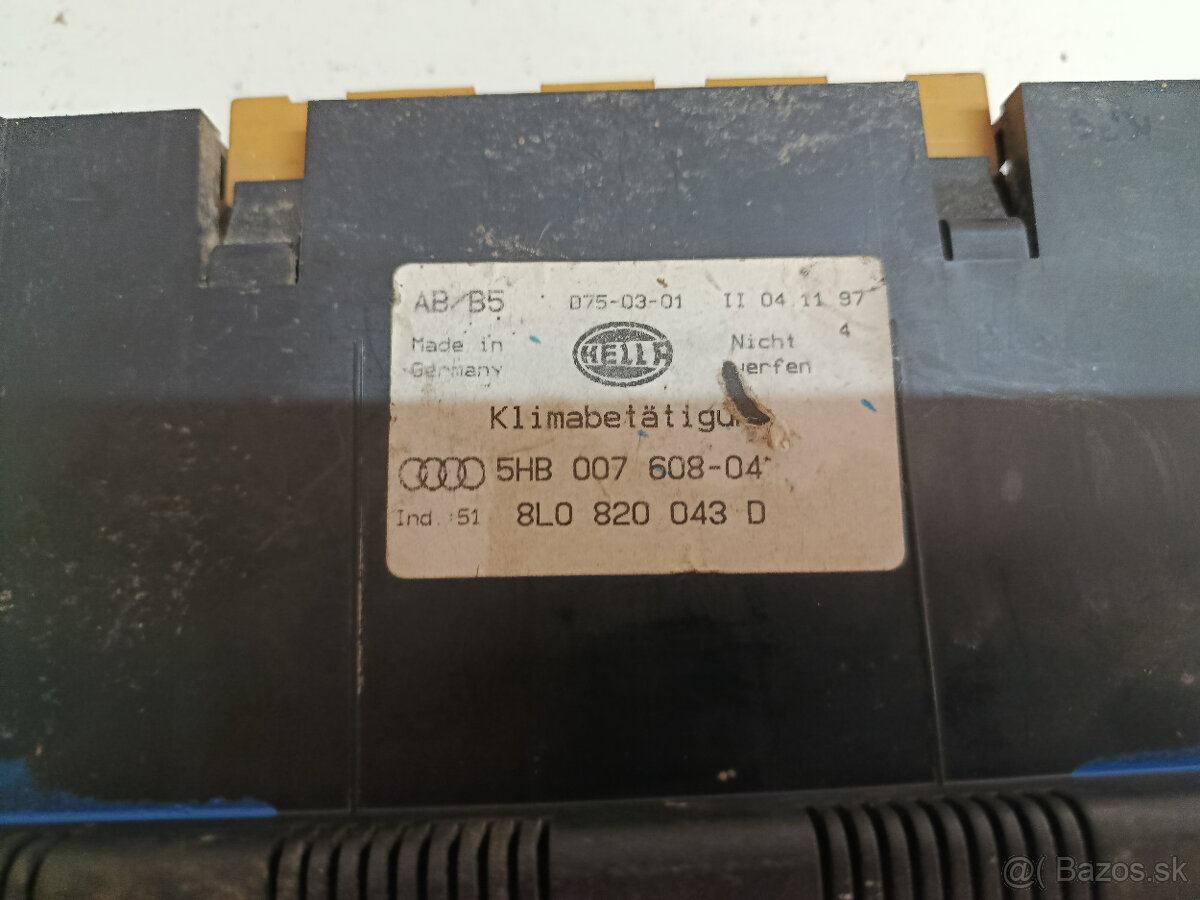 ovladanie kurenia audi A3 8L0820043D 30€ - 3