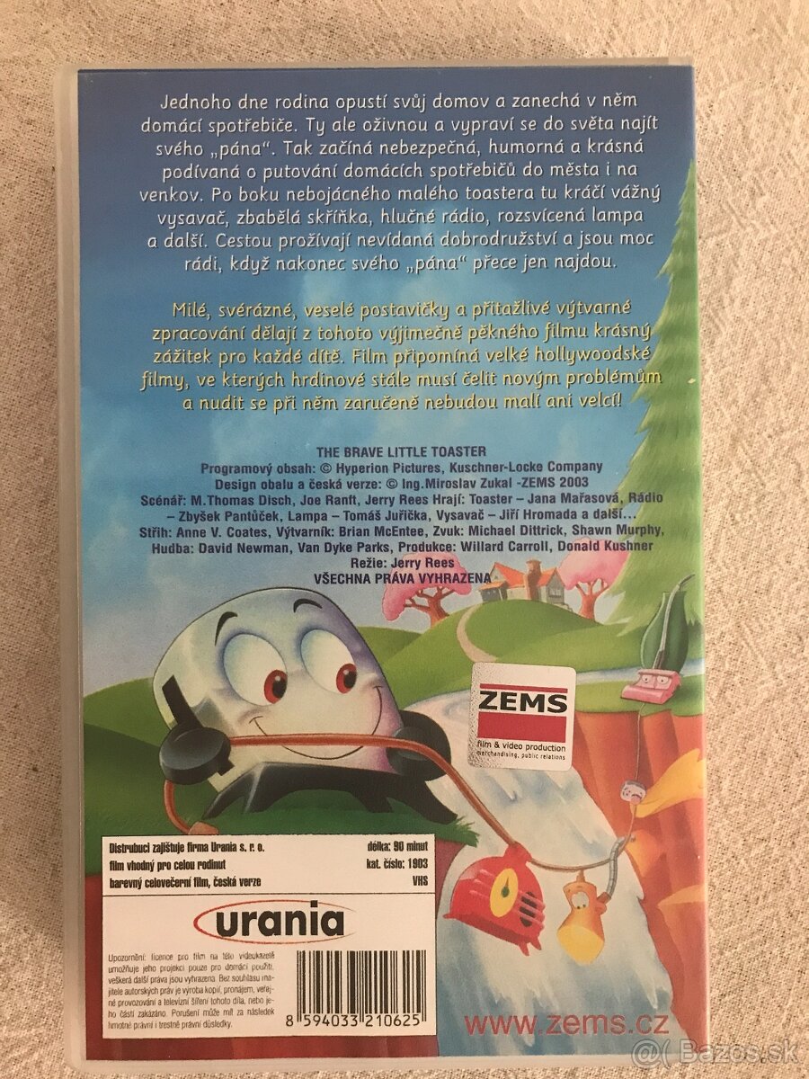 VHS Malý touster, Jen počkej , Krtek, Space Jam. - 3