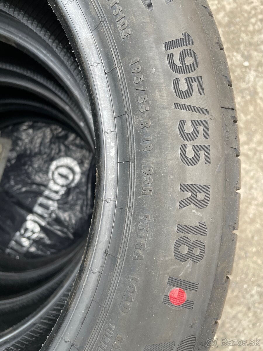 Letné Demo Conti EcoContact 6Q 195/55 R18 93H XL DOT4524,318 - 3