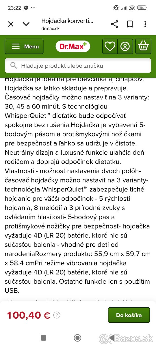 Hojdacie kresielko ingeunity - 3